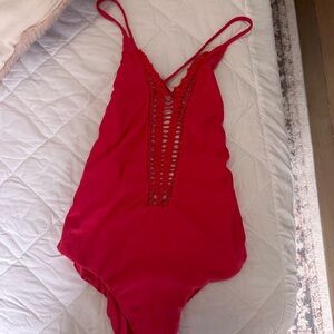 Billabong one piece crochet bikini